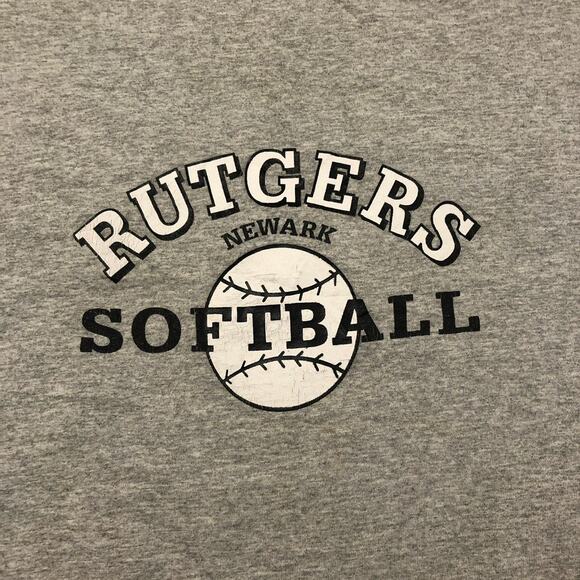 Grey Newark Rutgers Softball Graphic Tee - Picture 4 of 5